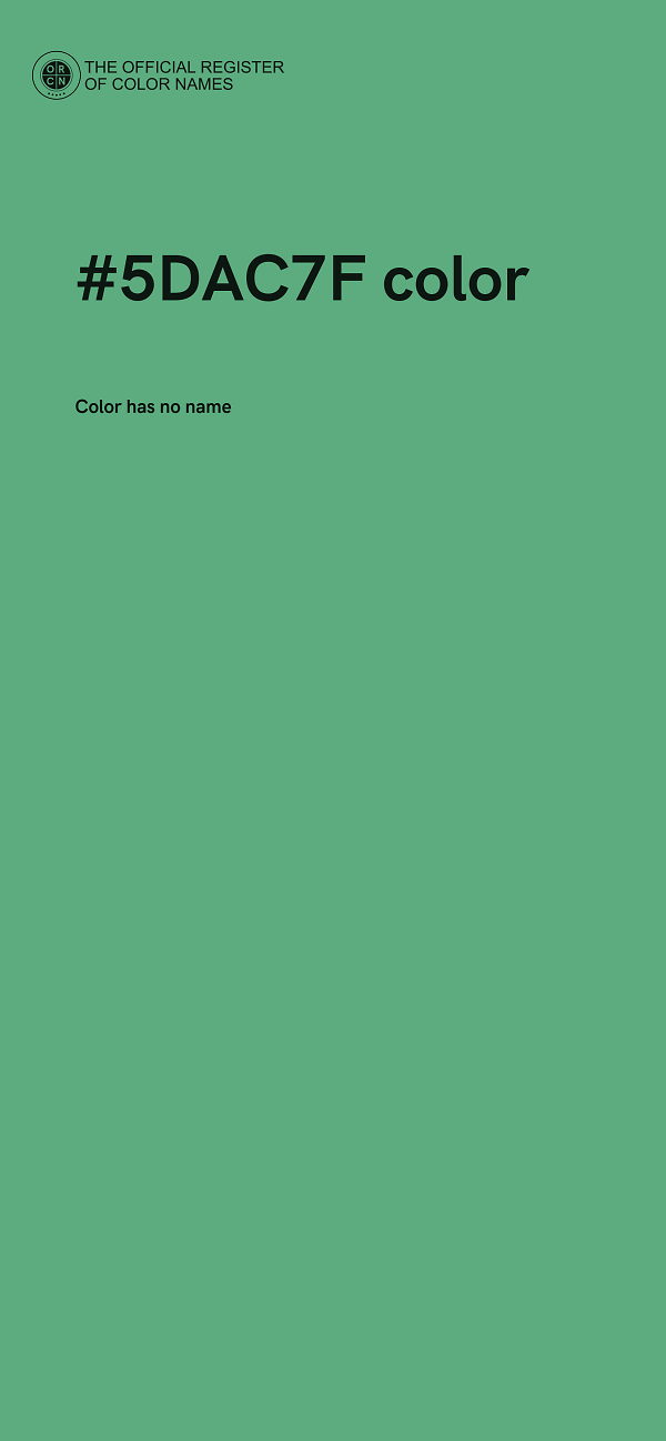 #5DAC7F color image