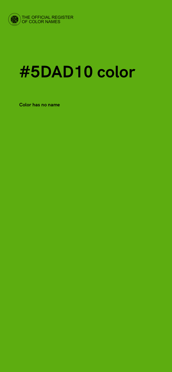 #5DAD10 color image