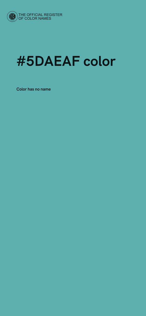 #5DAEAF color image
