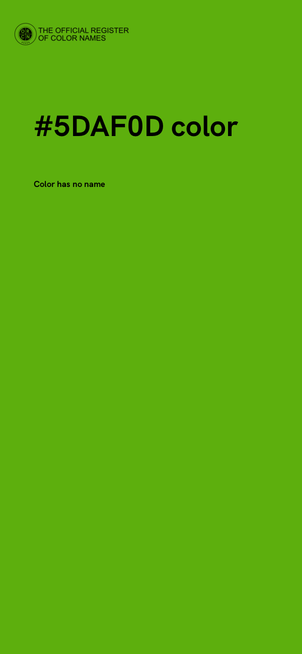 #5DAF0D color image