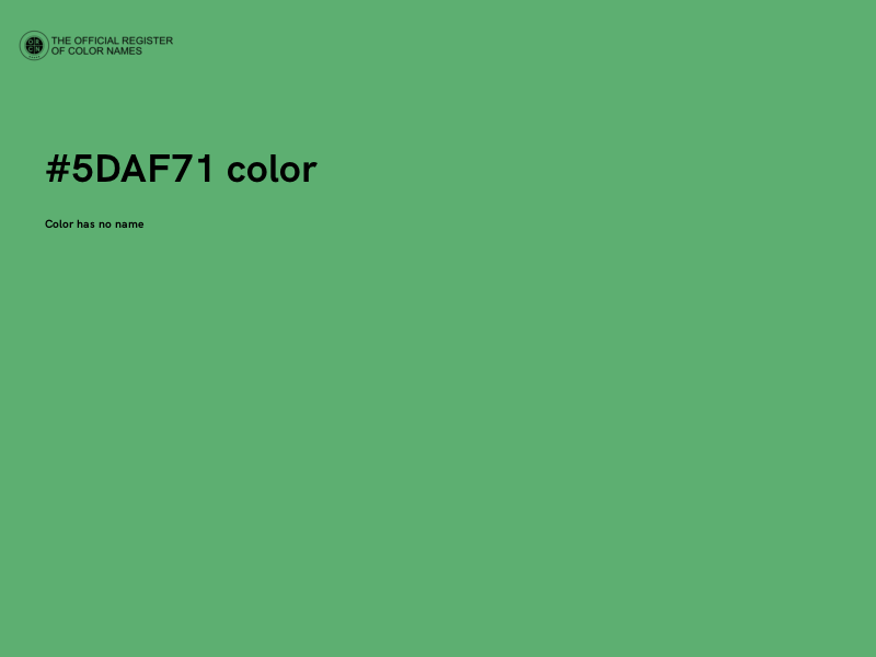#5DAF71 color image