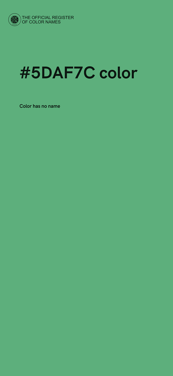#5DAF7C color image