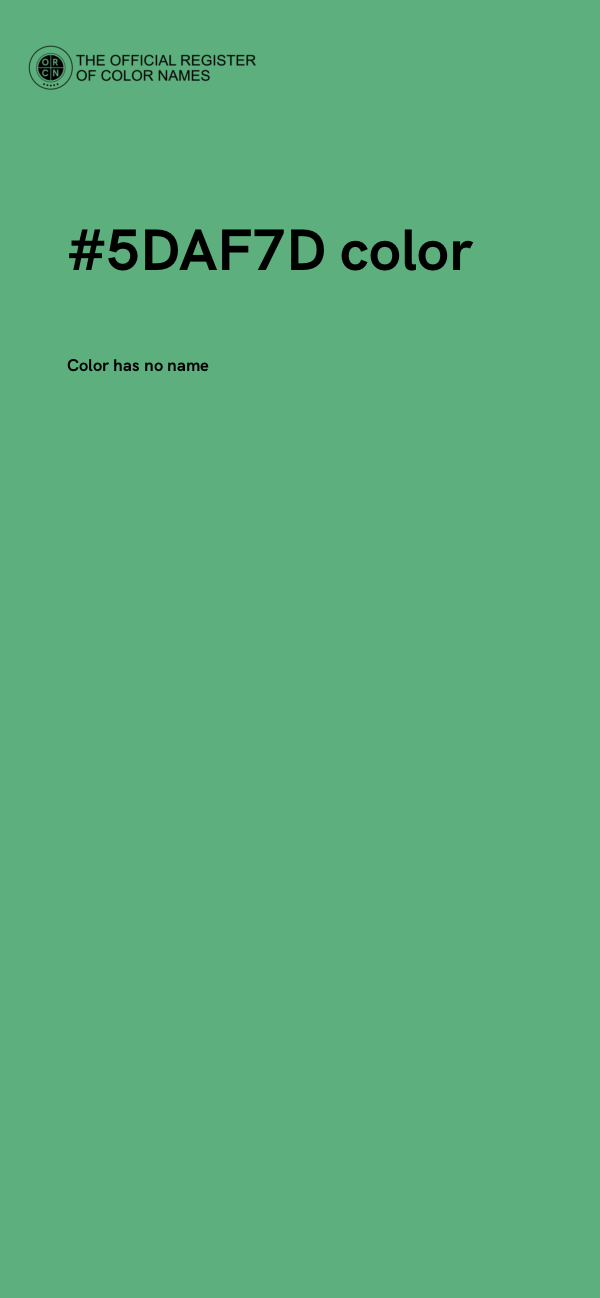 #5DAF7D color image