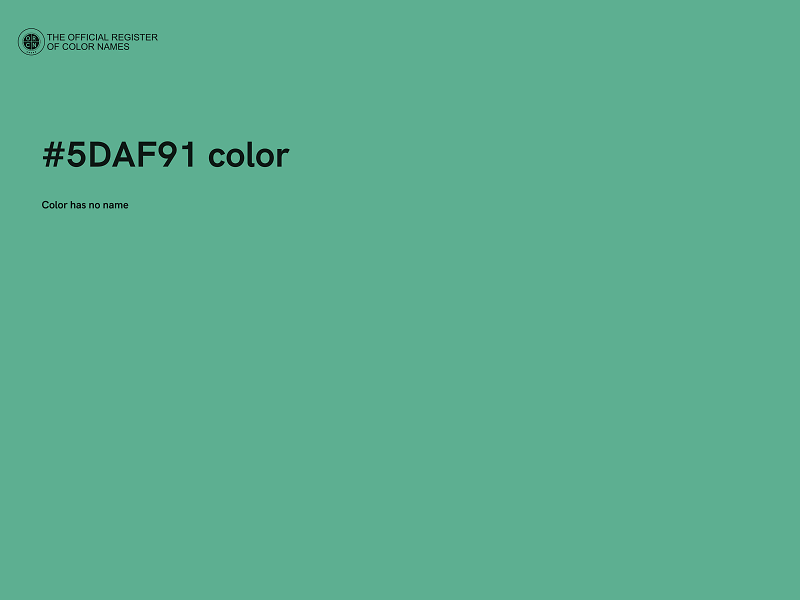 #5DAF91 color image