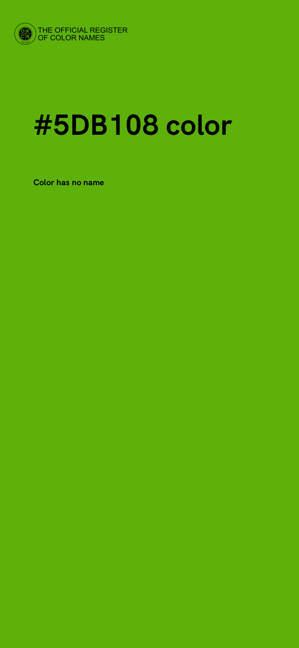 #5DB108 color image