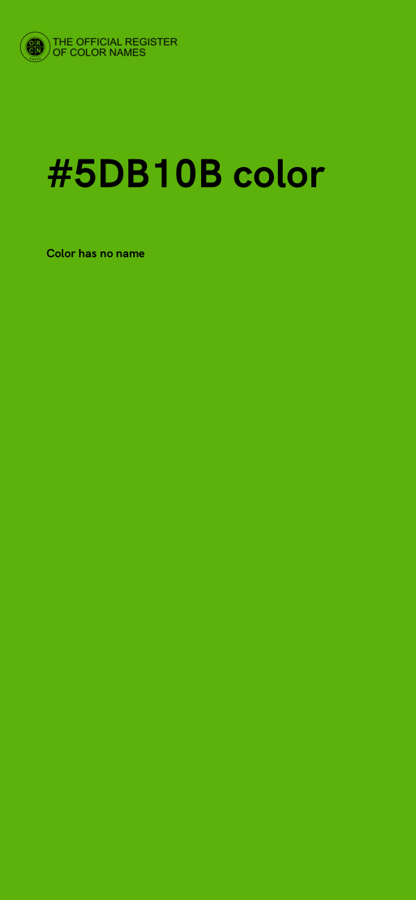 #5DB10B color image