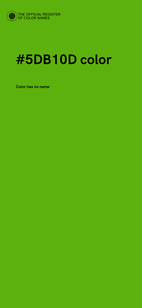 #5DB10D color image