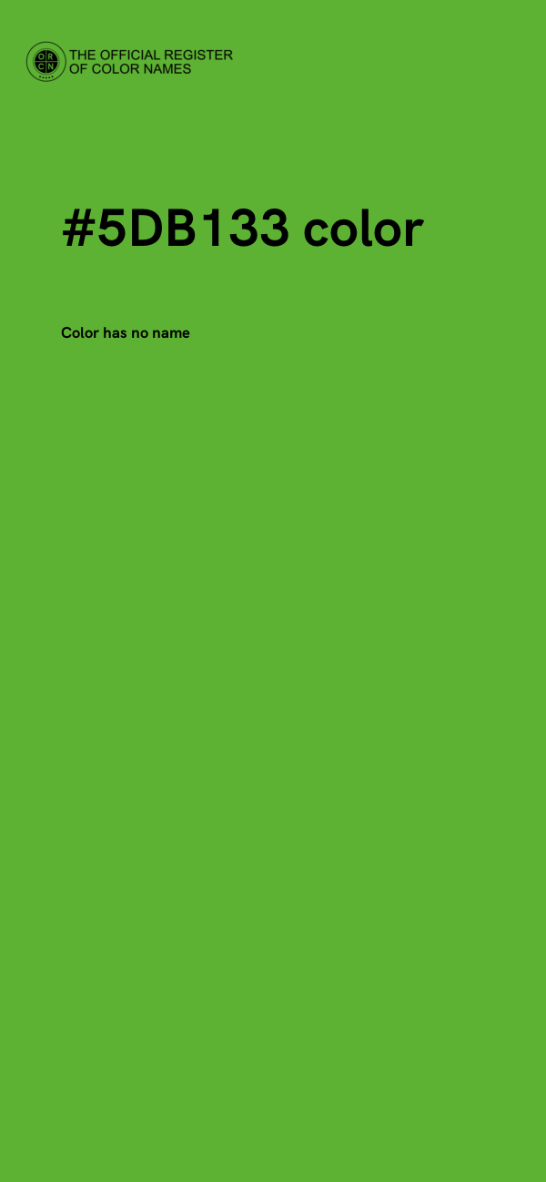 #5DB133 color image