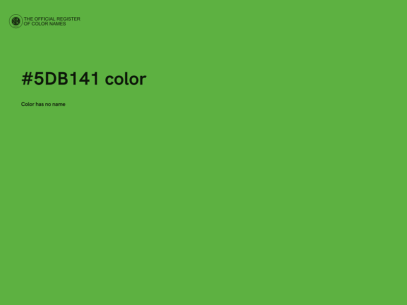 #5DB141 color image