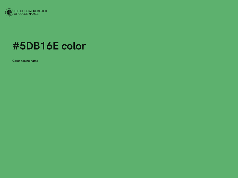 #5DB16E color image