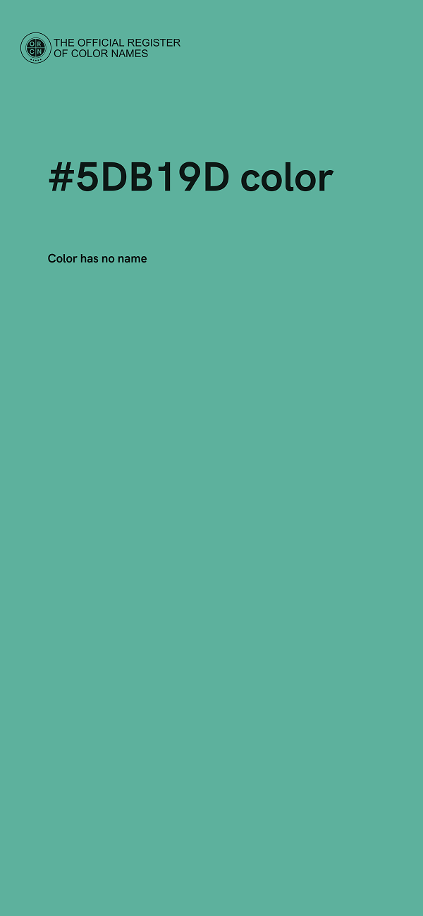 #5DB19D color image