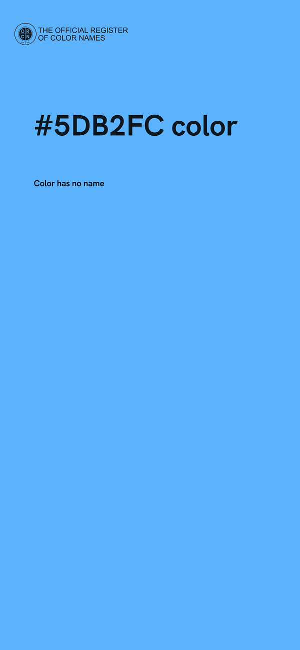 #5DB2FC color image