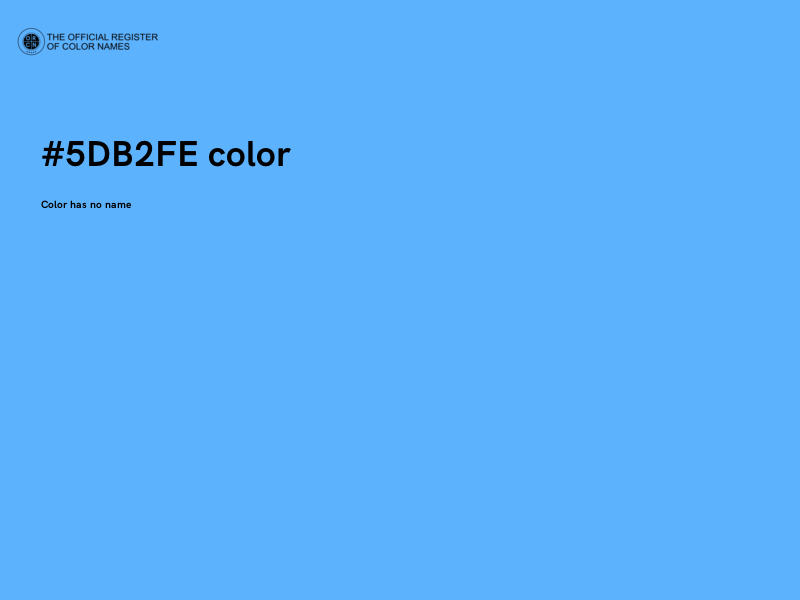 #5DB2FE color image