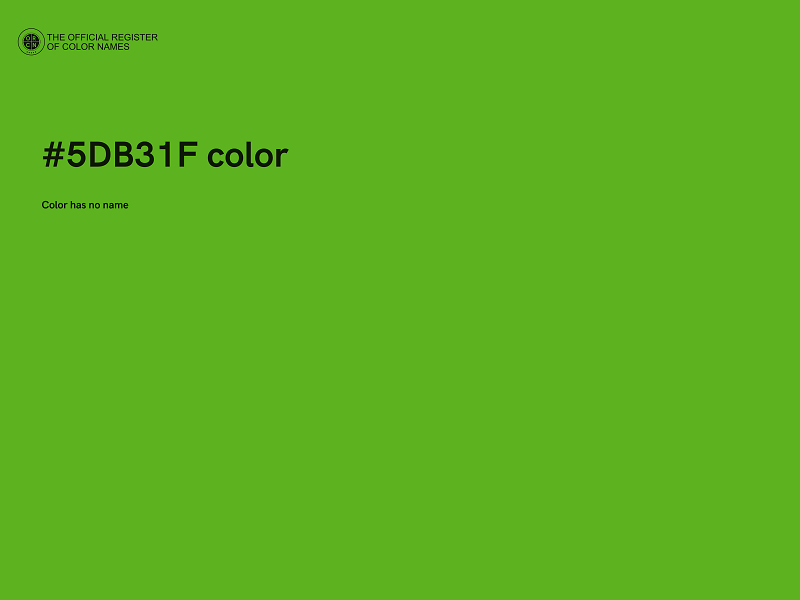 #5DB31F color image