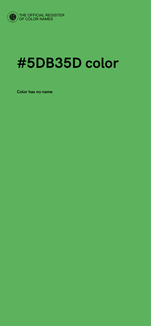 #5DB35D color image