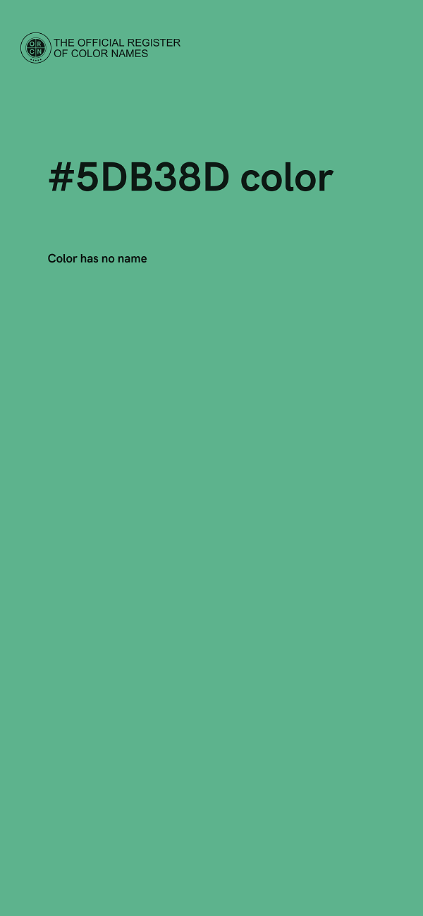 #5DB38D color image