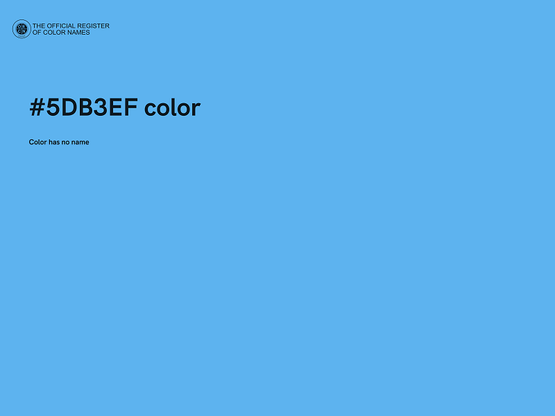 #5DB3EF color image