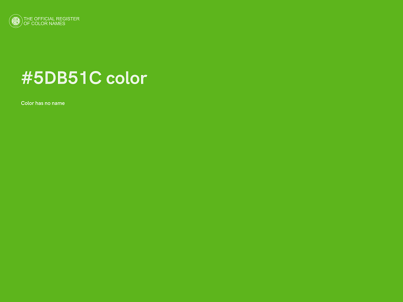 #5DB51C color image