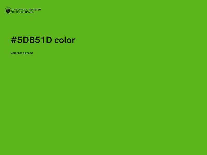 #5DB51D color image