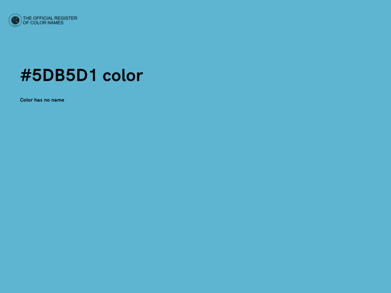 #5DB5D1 color image
