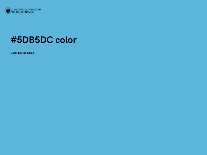 #5DB5DC color image
