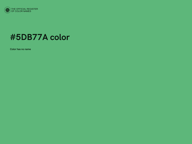 #5DB77A color image