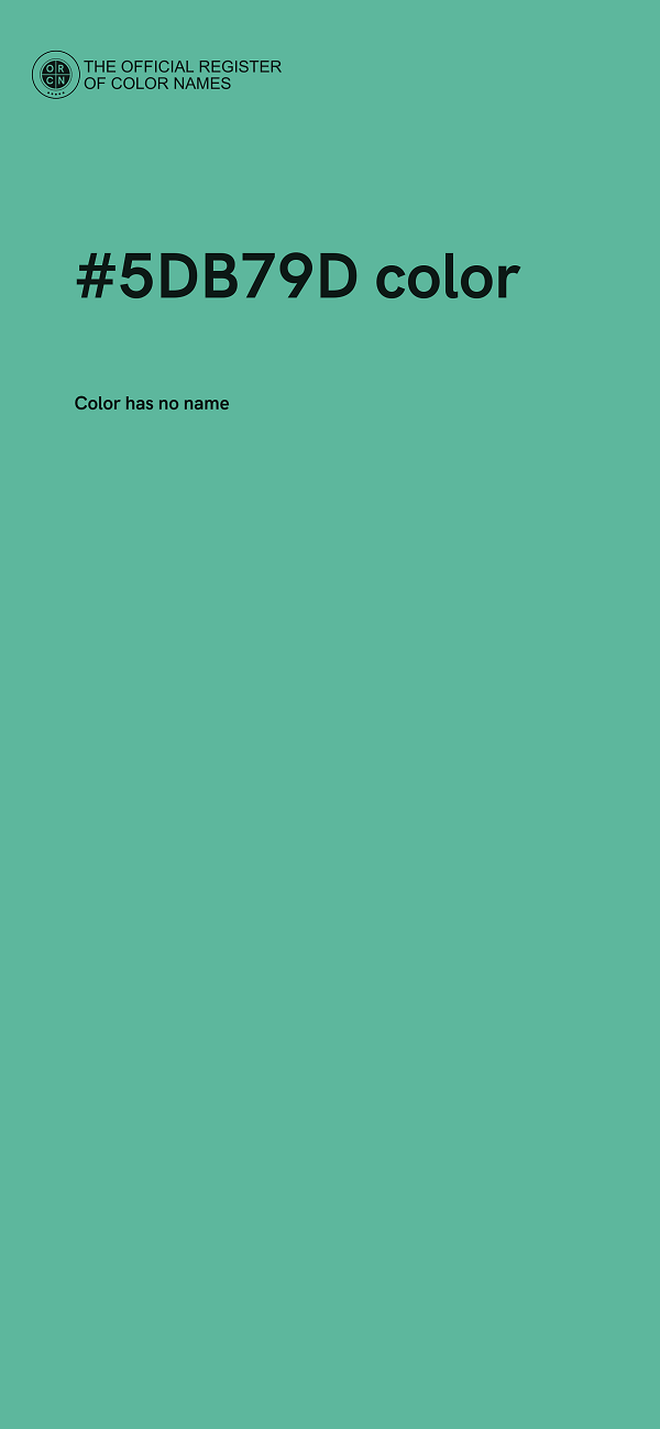 #5DB79D color image