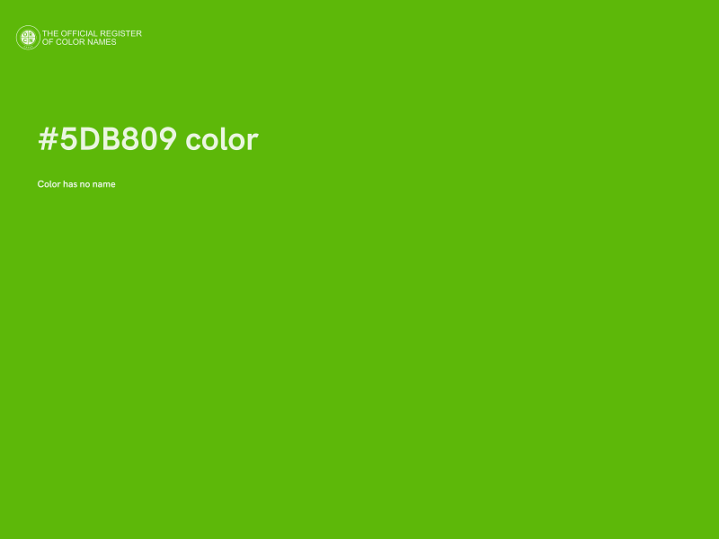 #5DB809 color image