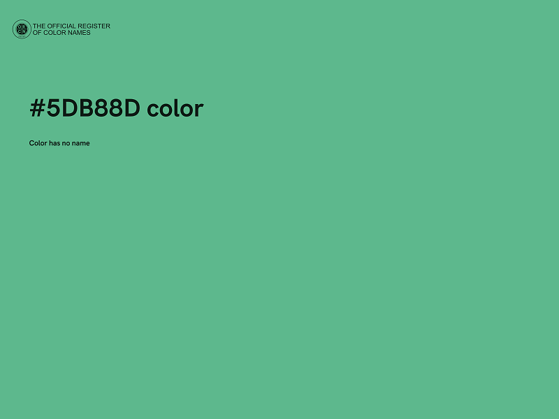 #5DB88D color image