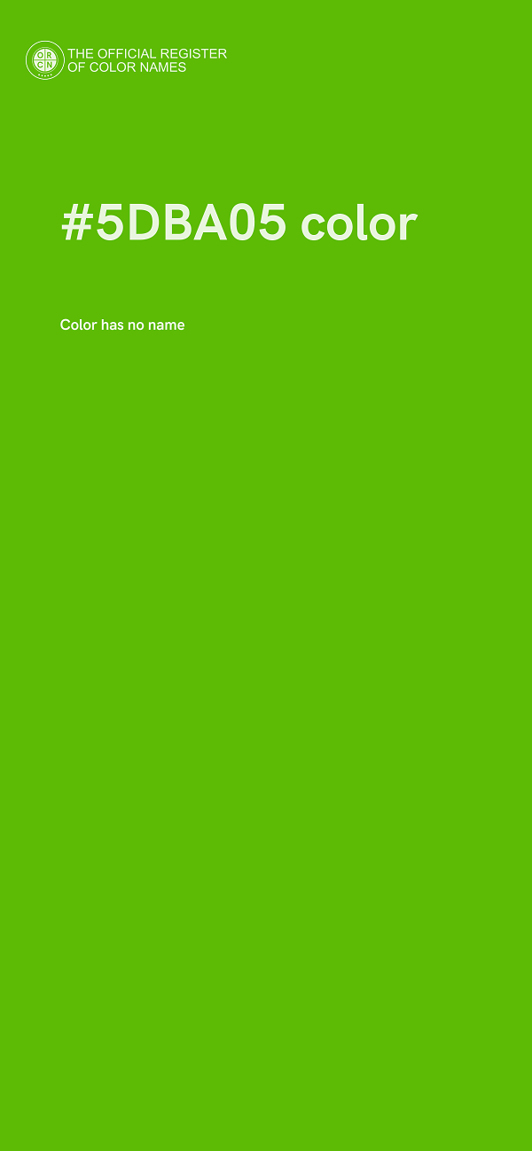 #5DBA05 color image