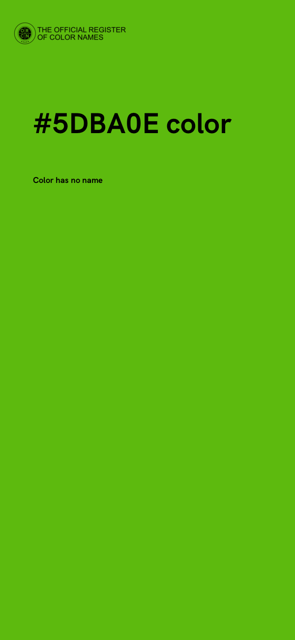 #5DBA0E color image