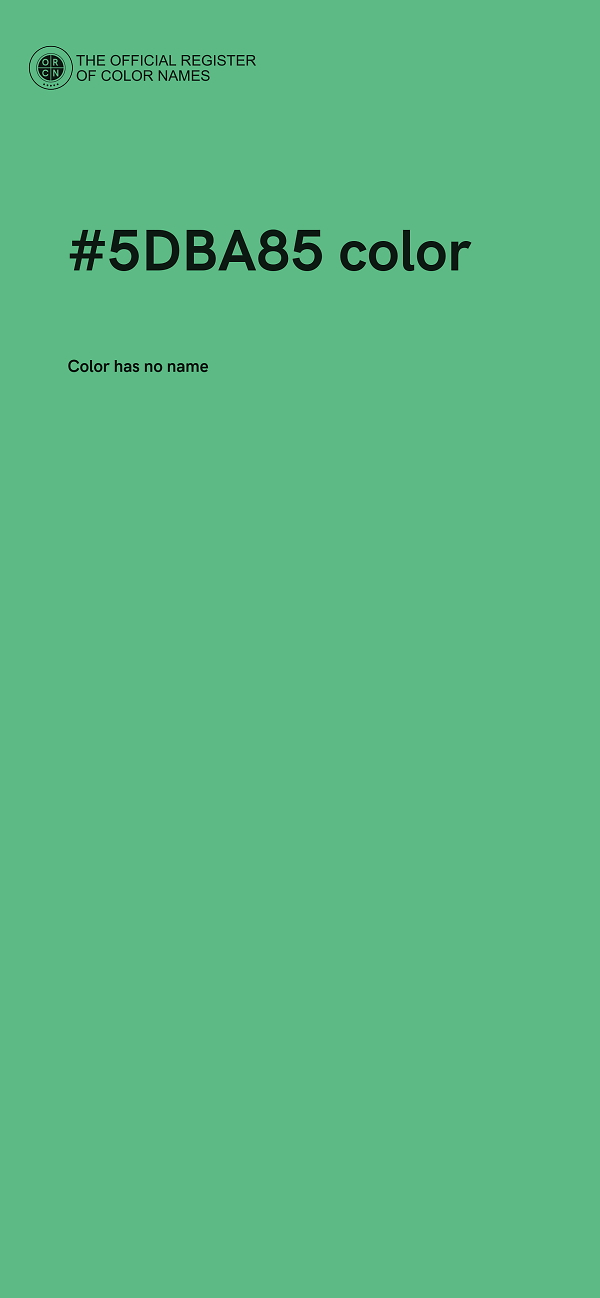 #5DBA85 color image