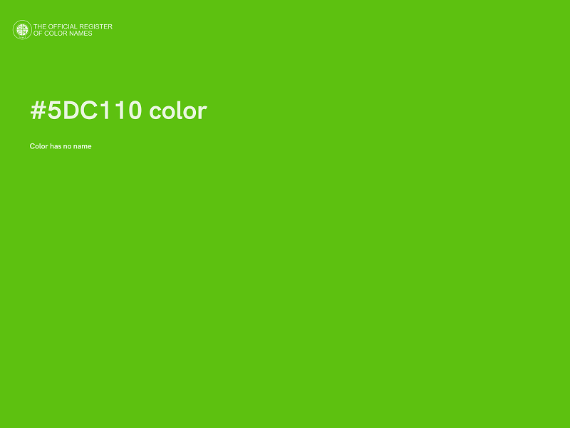 #5DC110 color image