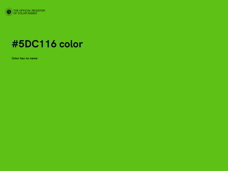 #5DC116 color image