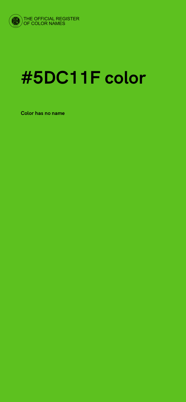 #5DC11F color image