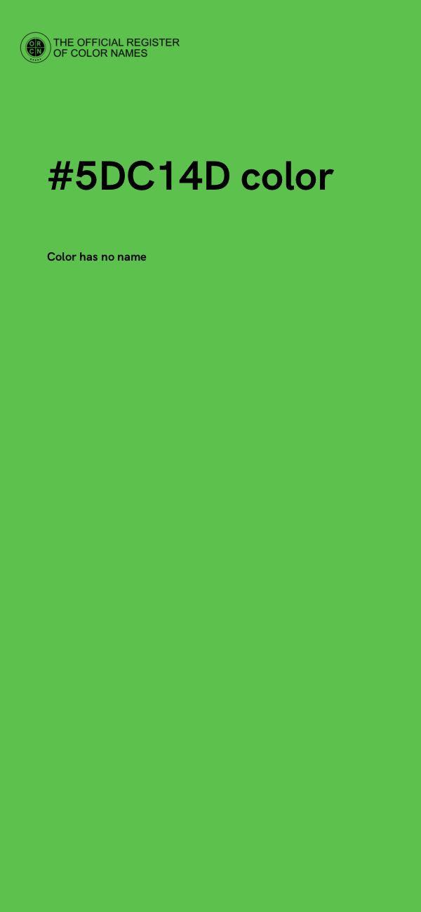 #5DC14D color image