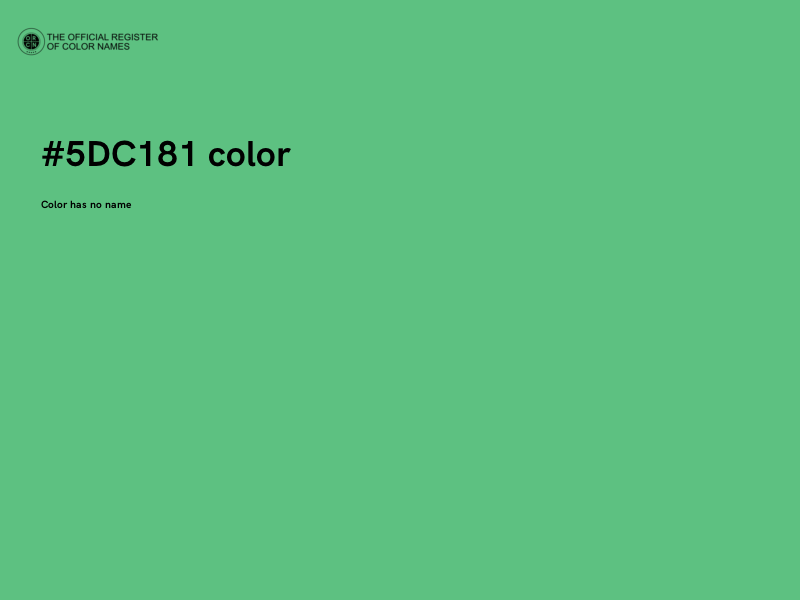 #5DC181 color image