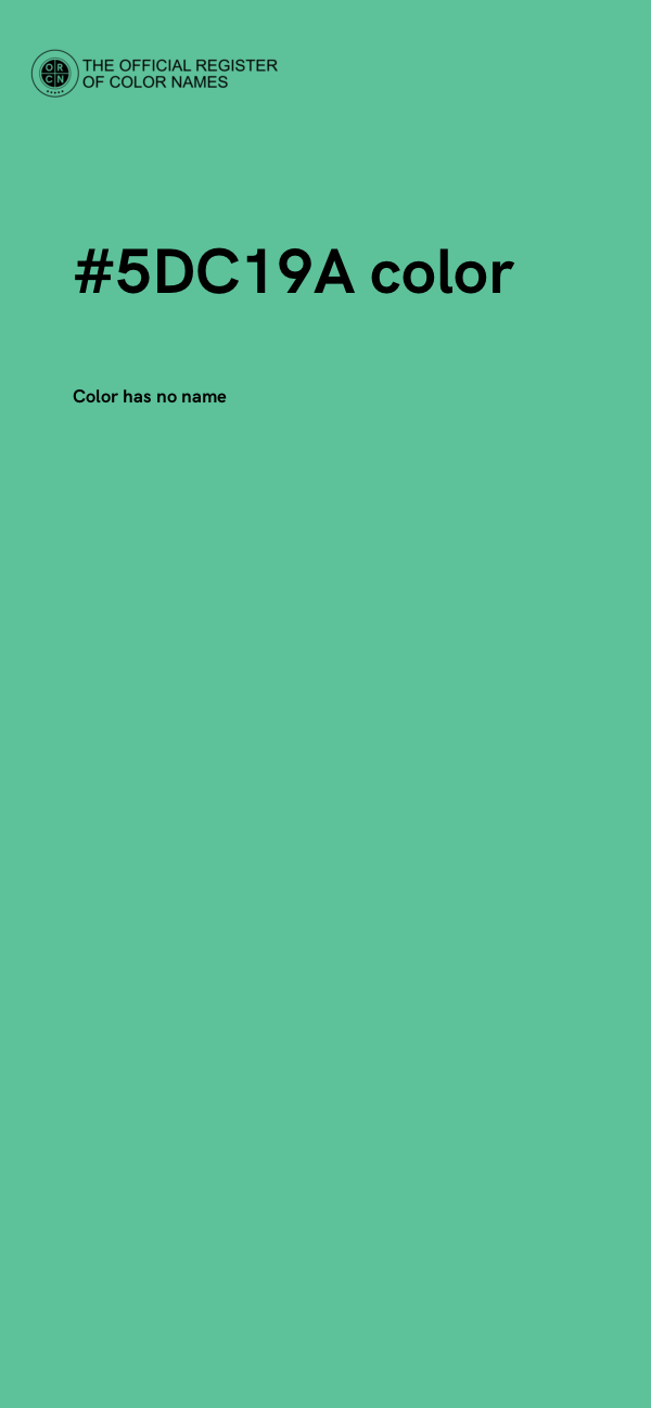 #5DC19A color image