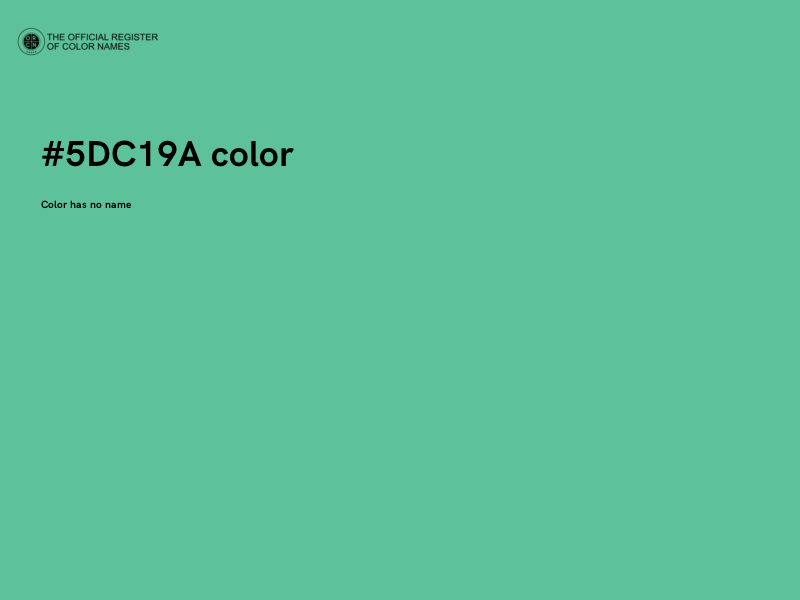 #5DC19A color image