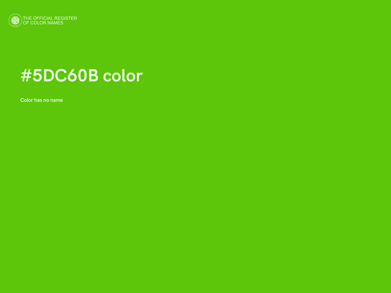 #5DC60B color image