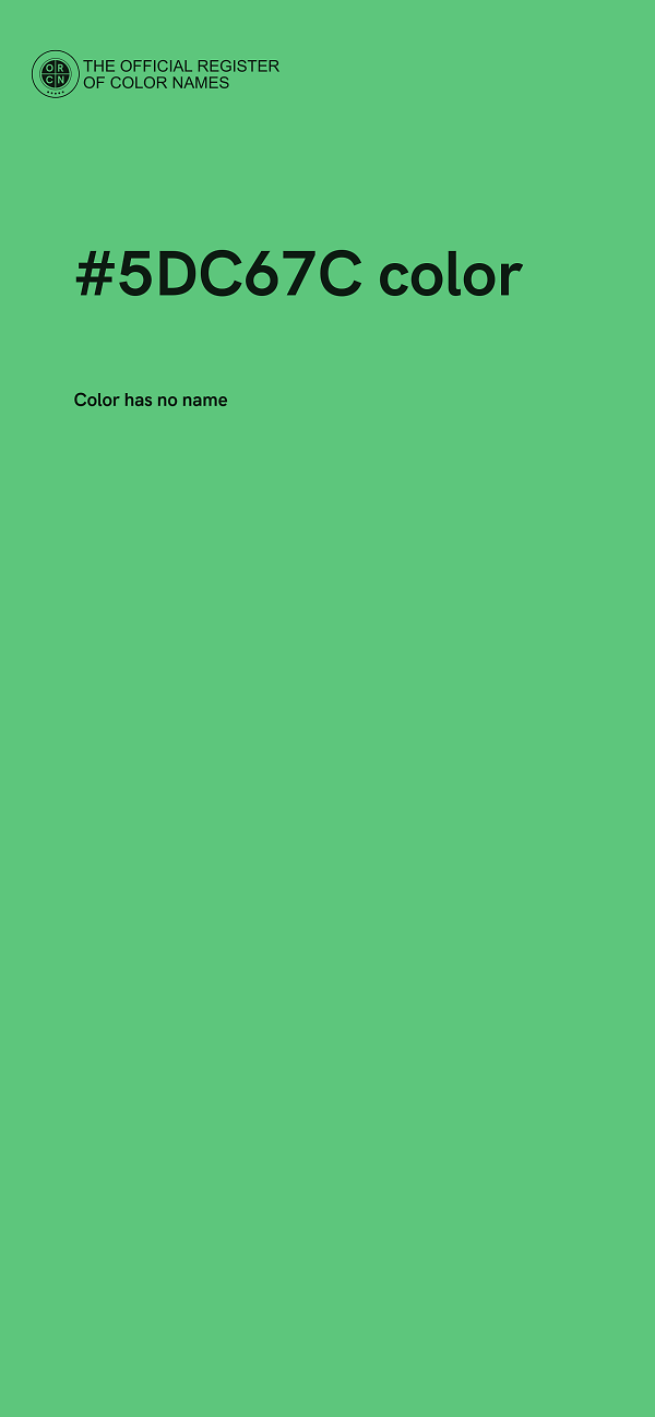 #5DC67C color image