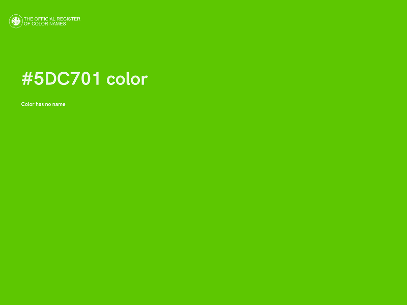 #5DC701 color image