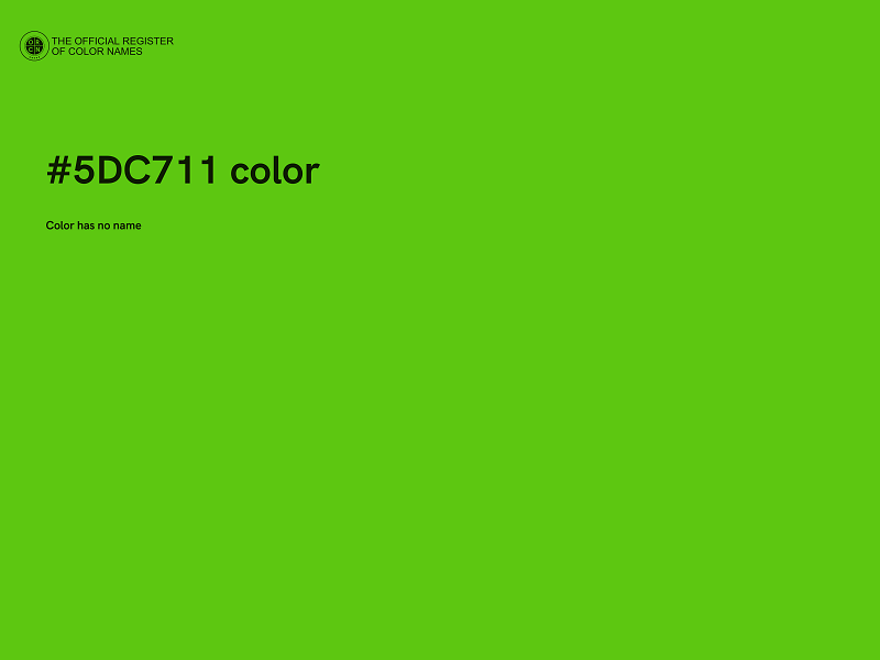 #5DC711 color image