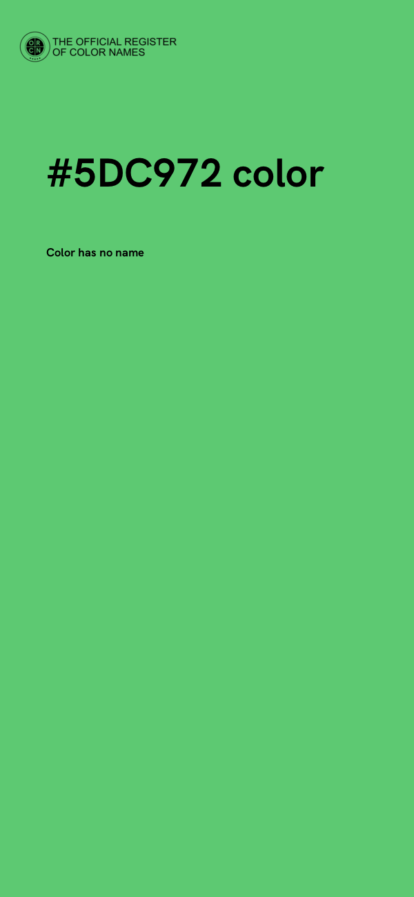 #5DC972 color image