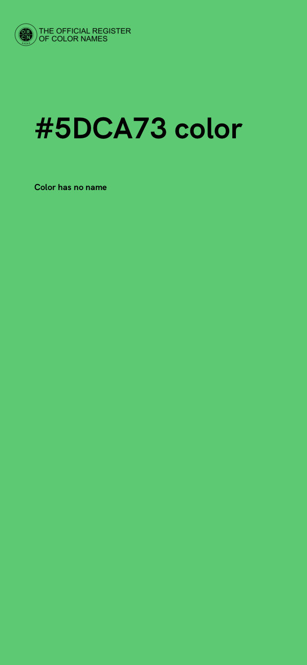 #5DCA73 color image