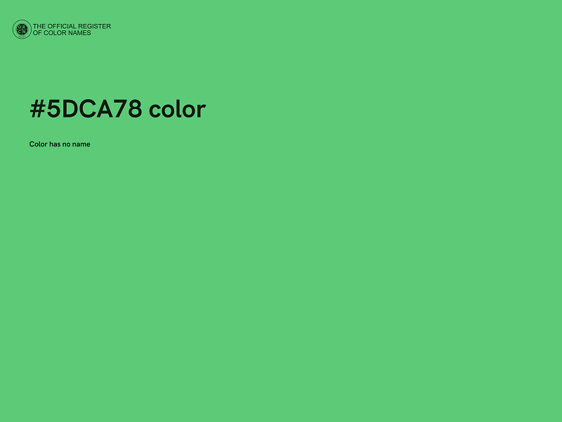 #5DCA78 color image