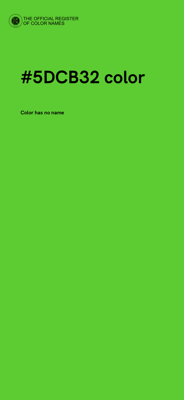 #5DCB32 color image