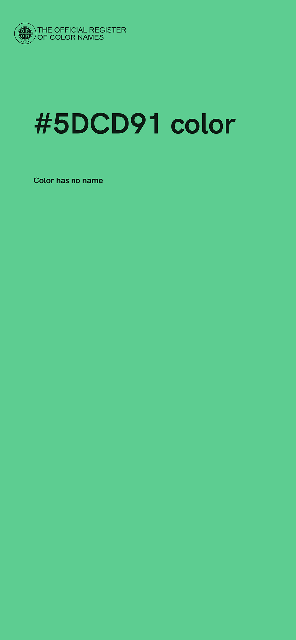 #5DCD91 color image