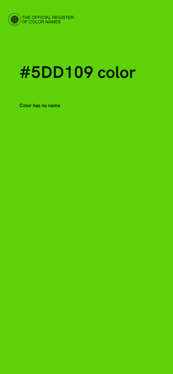 #5DD109 color image
