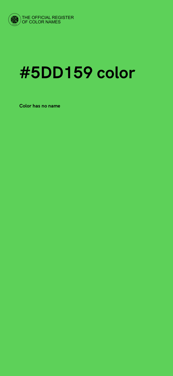 #5DD159 color image